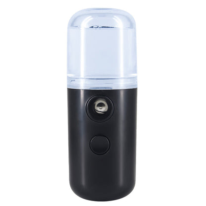 Зволожувач для шкіри обличчя 30 мл ультразвуковий Nano Mist, Чорний / Портативний нано спрей