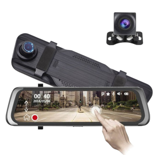 Дзеркало-відеореєстратор із камерою заднього виду H90 H02 / Автомобільний реєстратор із сенсорним екраном