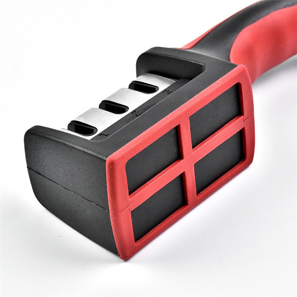 Точилка для ножів ручна, Sharpener RS-168 NJ-523 / Кухонна ножеточка з ручкою / Ручна точилка ножів