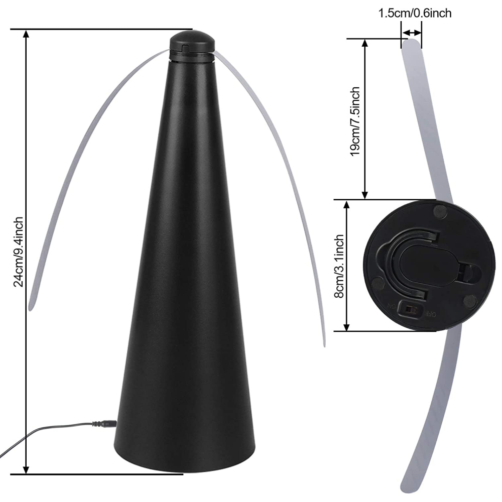 Настільний пропелер для знищення комах / Пристрій для відлякування мух та інших комах