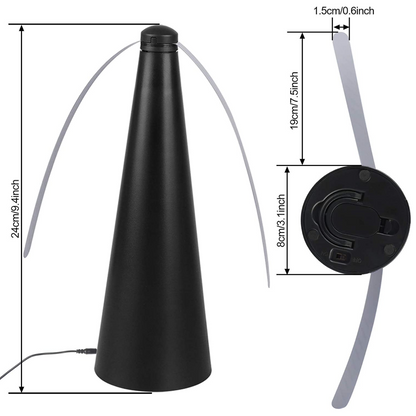 Настільний пропелер для знищення комах / Пристрій для відлякування мух та інших комах