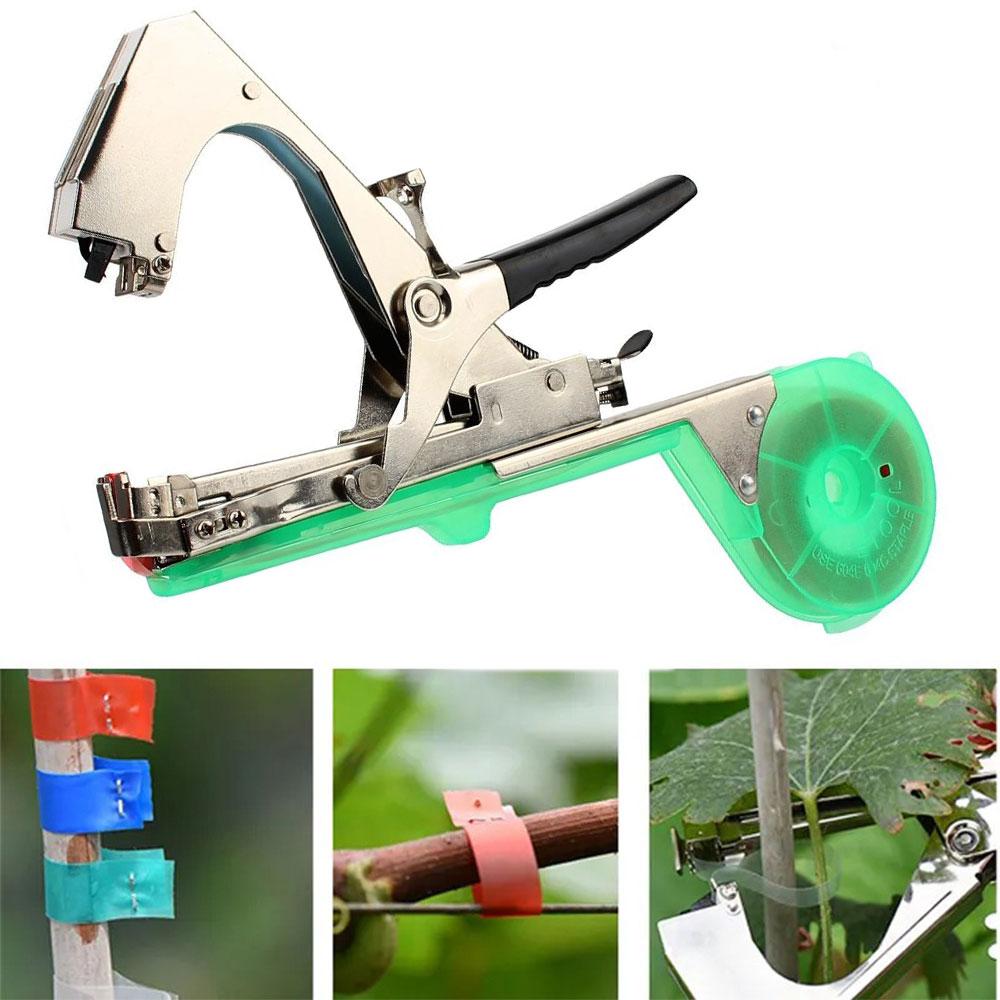 Степлер для підв'язування рослин + стрічка, Tapetool / Садовий степлер-тапенер для підв'язки винограду та овочів