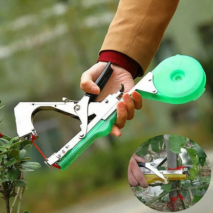 Степлер для підв'язування рослин + стрічка, Tapetool / Садовий степлер-тапенер для підв'язки винограду та овочів