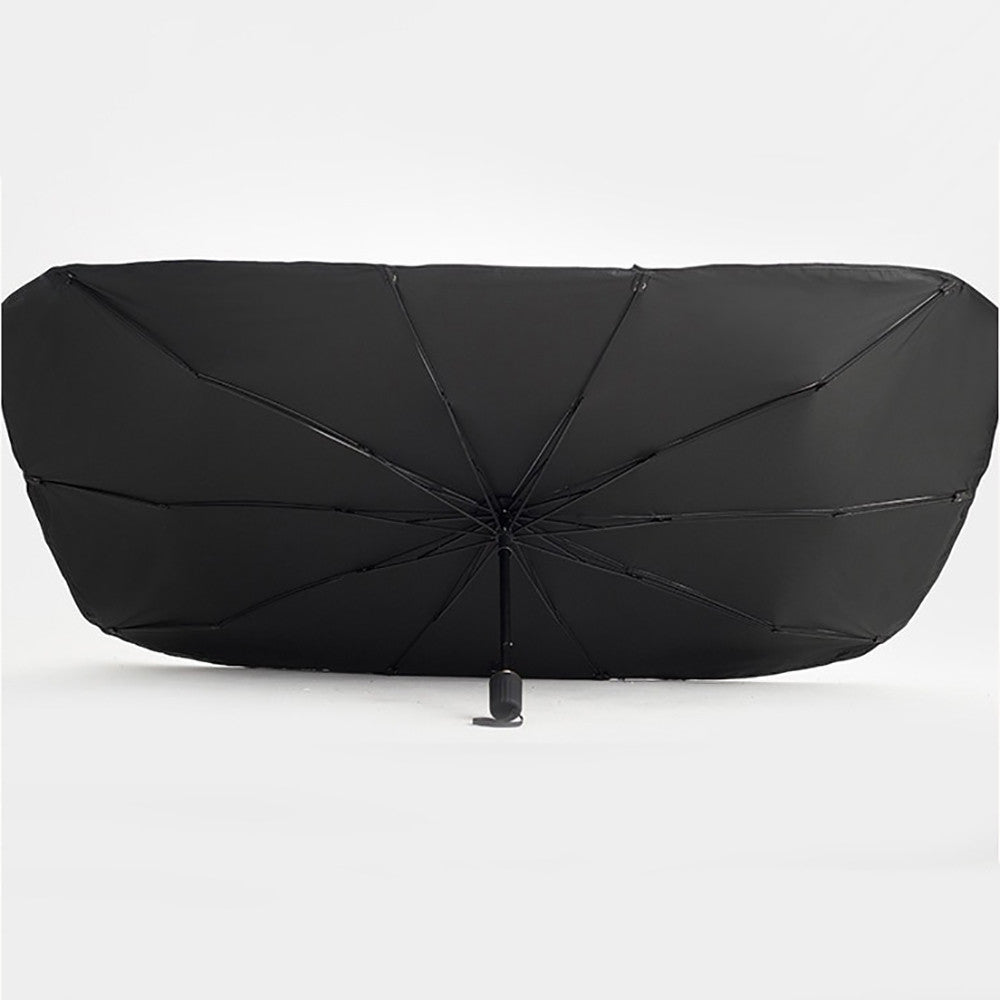 Сонцезахисна парасолька для лобового скла (120х70см) + чохол / Автомобільна парасолька на лобове скло