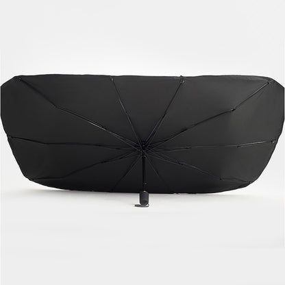 Сонцезахисна парасолька для лобового скла (120х70см) + чохол / Автомобільна парасолька на лобове скло