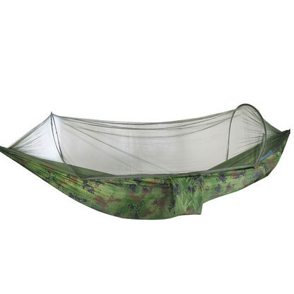 Гамак підвісний з москітною сіткою та тентом, до 200 кг (240×150см), Піксель / Туристичний гамак-намет