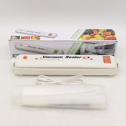 Кухонний вакуумний пакувальник харчових продуктів Vacuum Sealer, Білий / Вакууматор