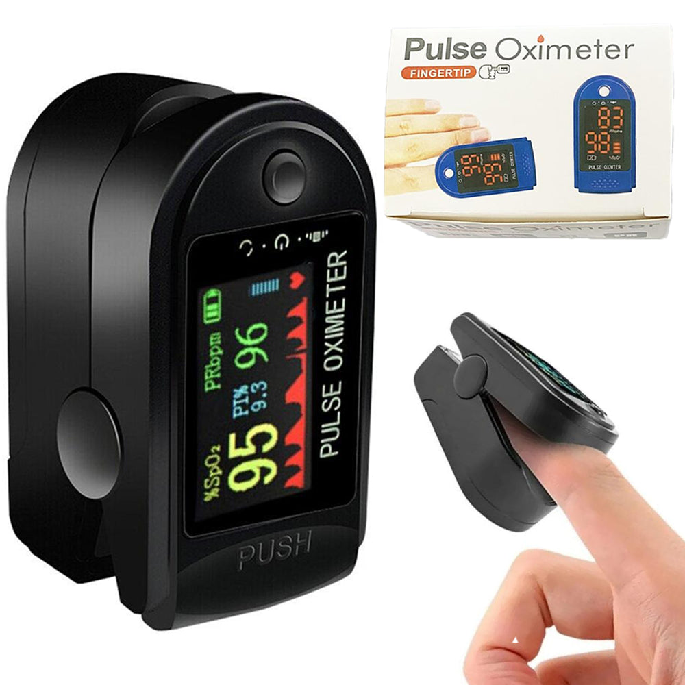 Електронний пульсоксиметр TFT на палець SP2 / Портативний пульсометр та кисню в крові