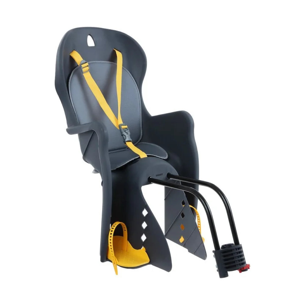 Дитяче крісло на велосипед BG-5, Сіре / Велокрісло дитяче / Велосипедне сидіння