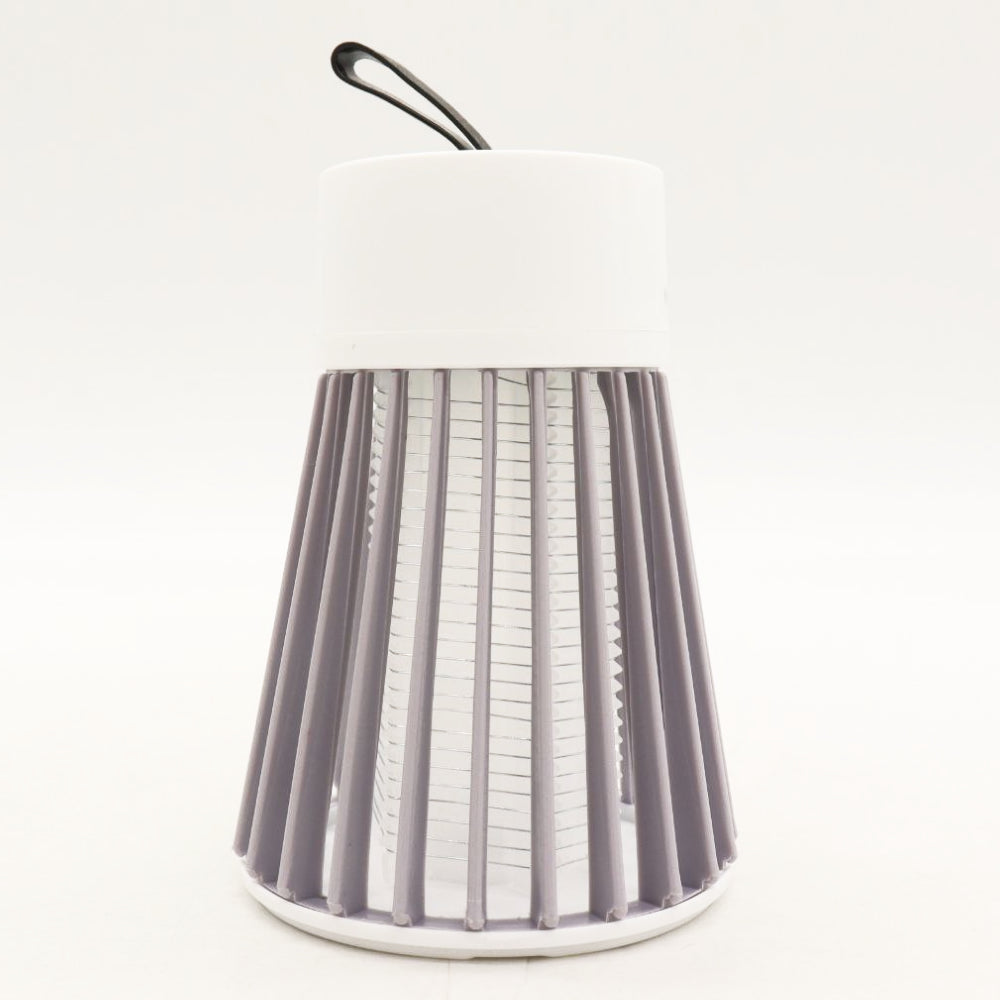 Антимоскітна лампа від комарів, від USB, Electronic shock, Сірий / Відлякувач комах