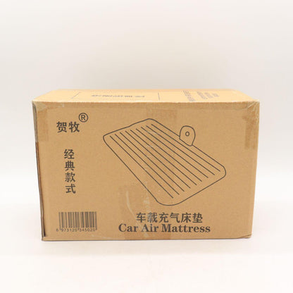 Матрац автомобільний на заднє сидіння 135x80см + насос, Чорний / Надувний матрац в машину / Ліжко-матрац