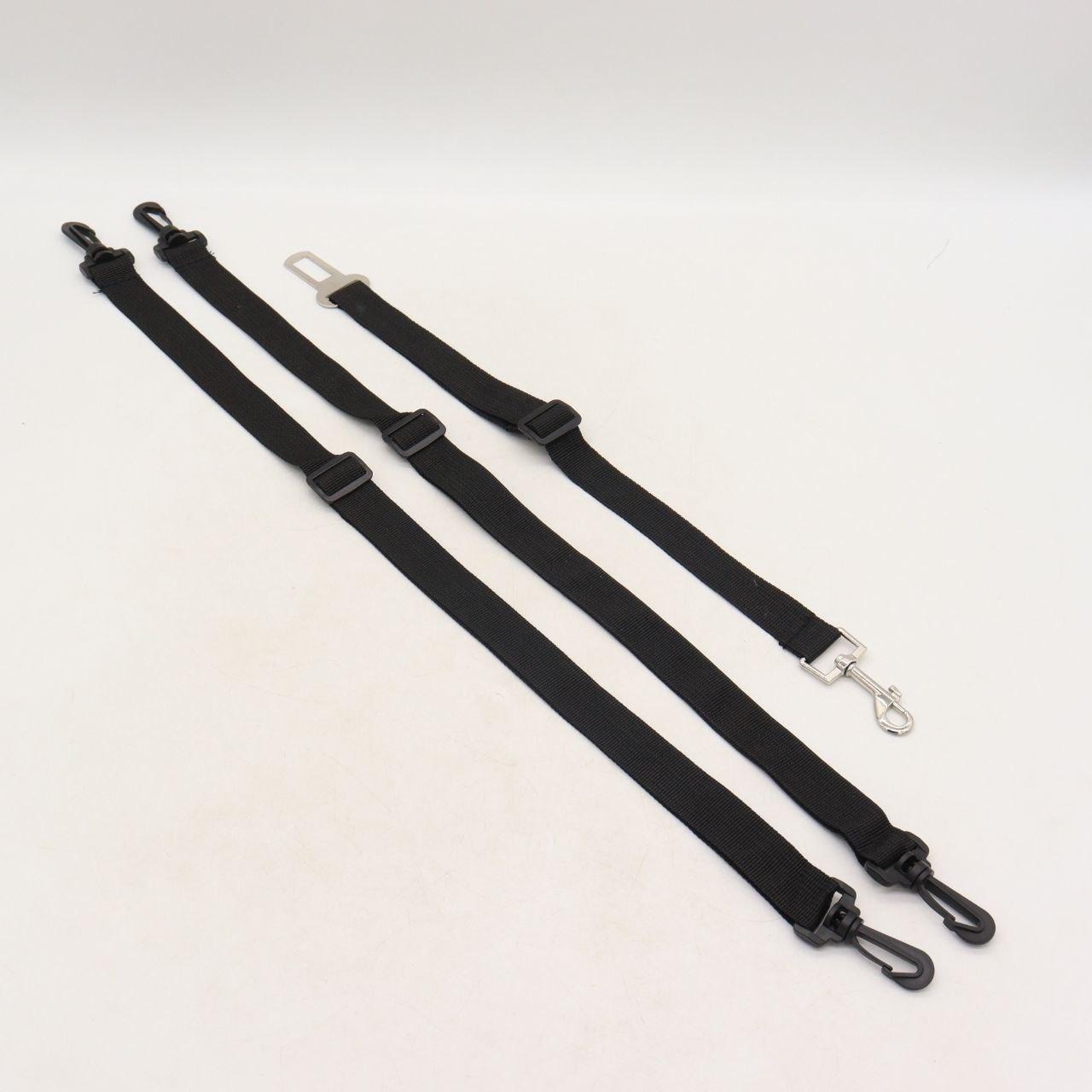 Чохол-гамак автомобільний для перевезення тварин, 120х56 см, Чорний / Накидка на заднє сидіння авто для собак