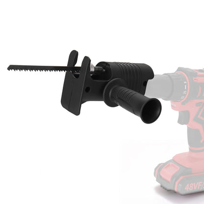 Насадка на дриль лобзик зі швидкознімним механізмом та 3 полотнами / Сабельна пилка з полотнами