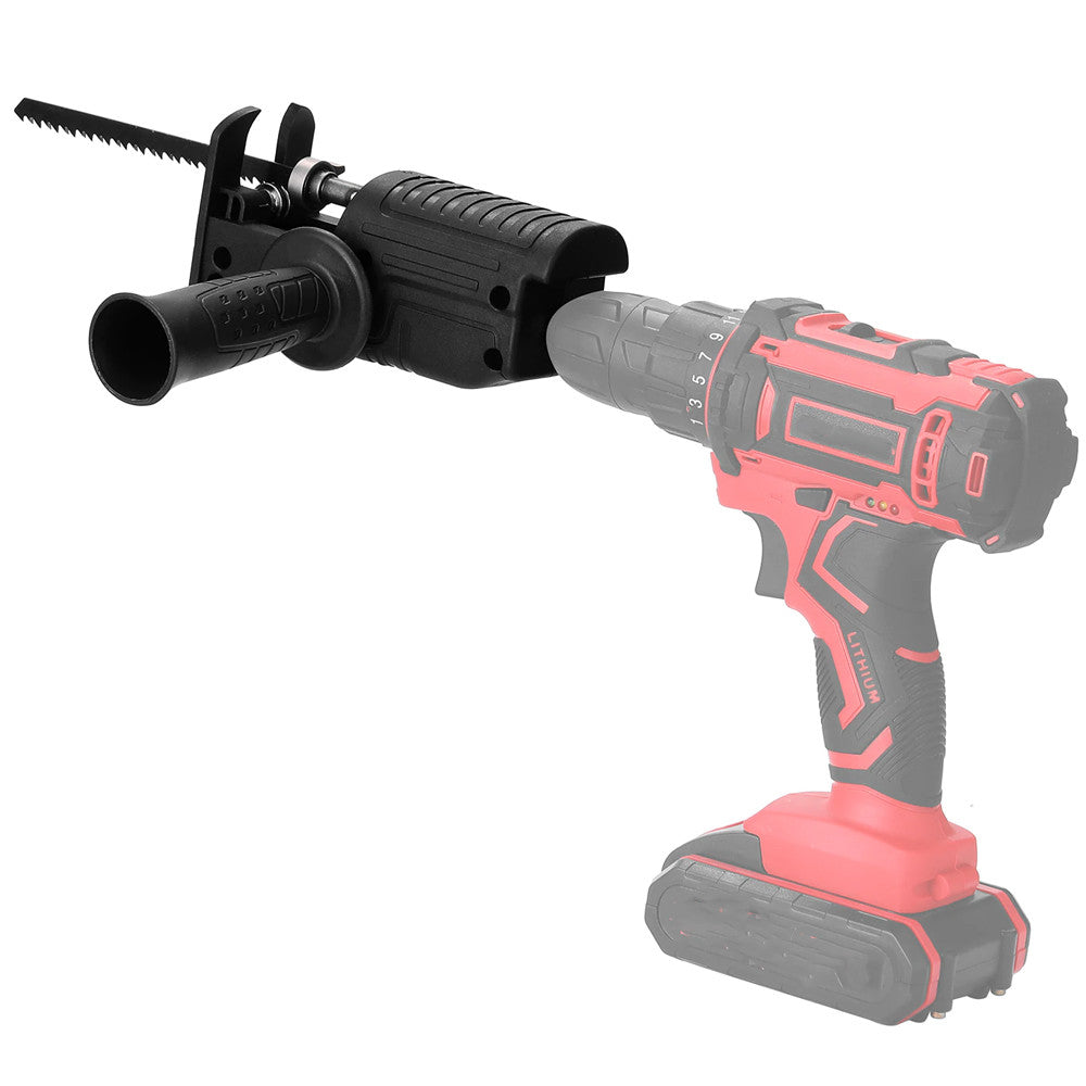 Насадка на дриль лобзик зі швидкознімним механізмом та 3 полотнами / Сабельна пилка з полотнами