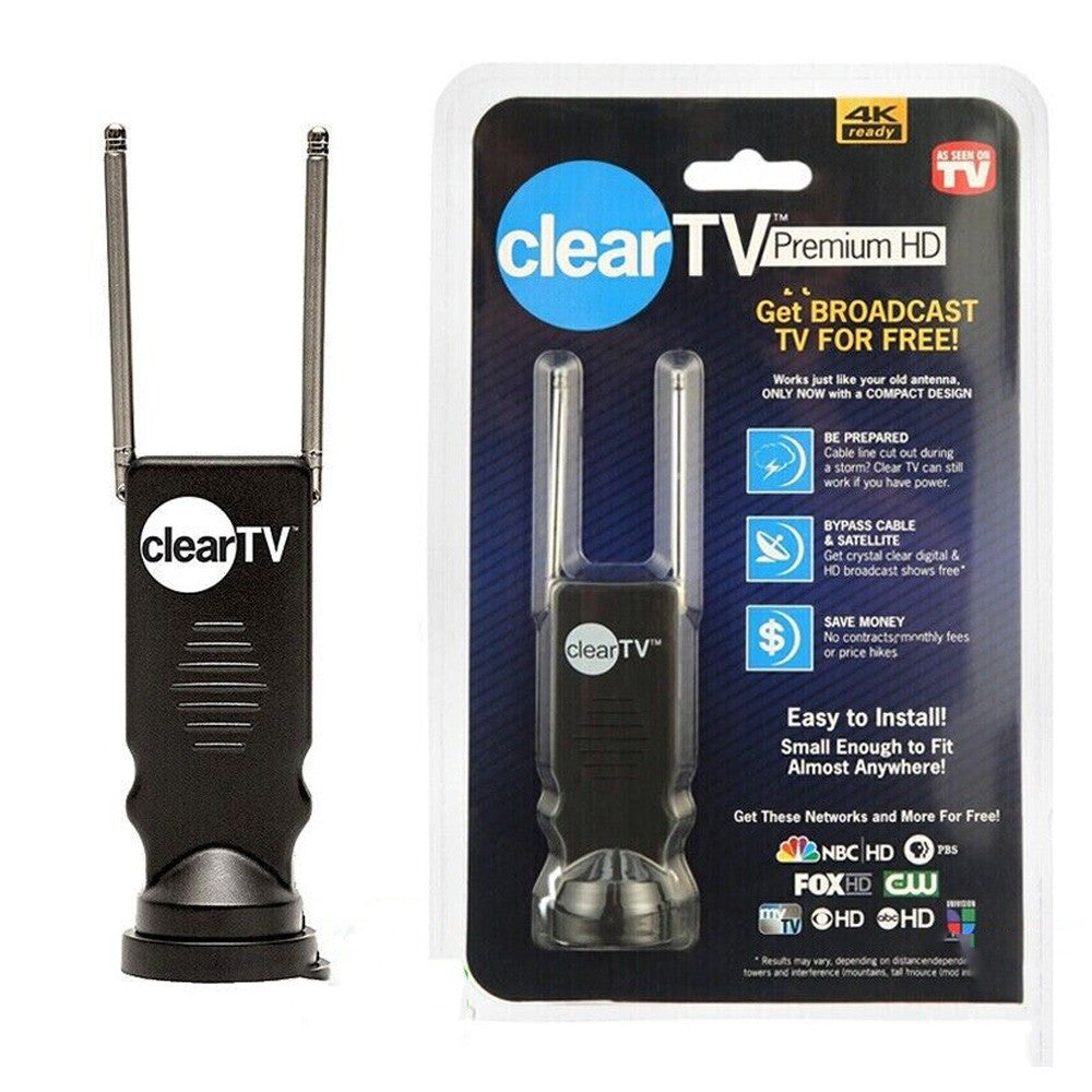 Цифрова ТВ антена для Т2 Clear TV Premium HD / Кімнатна телевізійна антена / Антена для телевізора