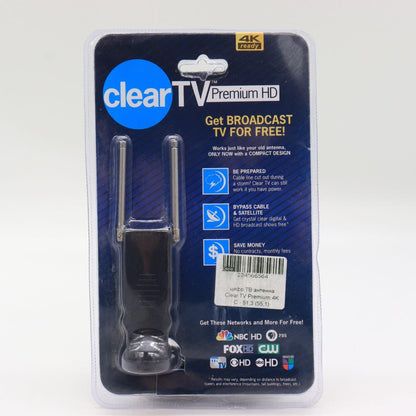 Цифрова ТВ антена для Т2 Clear TV Premium HD / Кімнатна телевізійна антена / Антена для телевізора