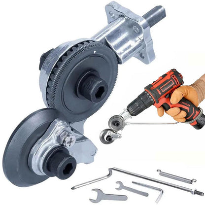 Насадка на дриль для різання металу 0,3-1,5 мм / Насадка ножиці по металу для шуруповерта / Ножиці для дриля