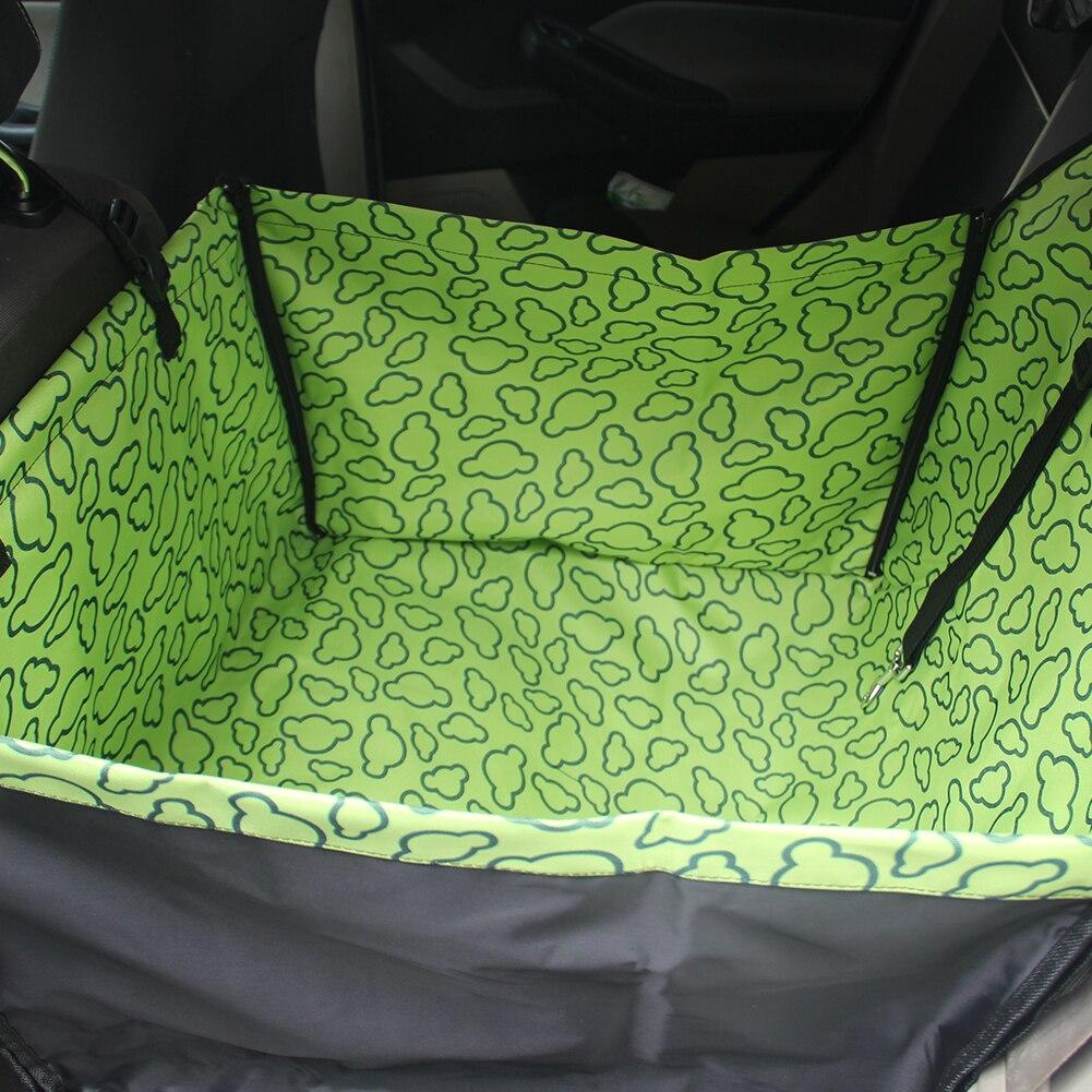 Чохол-гамак автомобільний для перевезення тварин, 120х56 см, Салатовий / Накидка на заднє сидіння авто для собак