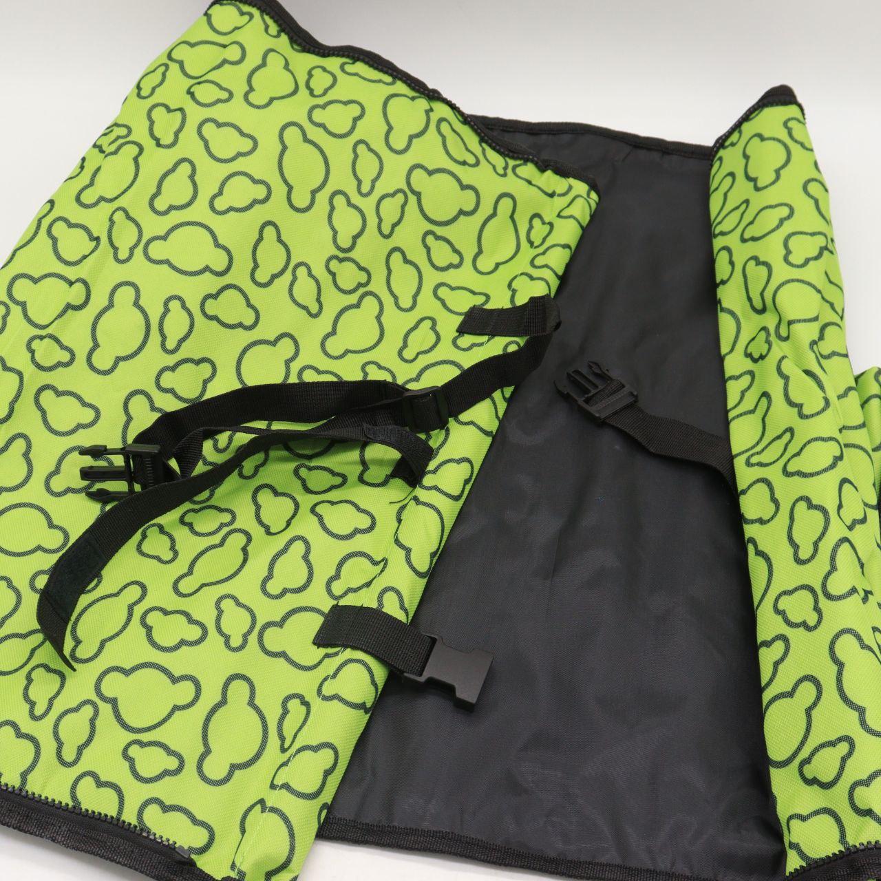 Чохол-гамак автомобільний для перевезення тварин, 120х56 см, Салатовий / Накидка на заднє сидіння авто для собак