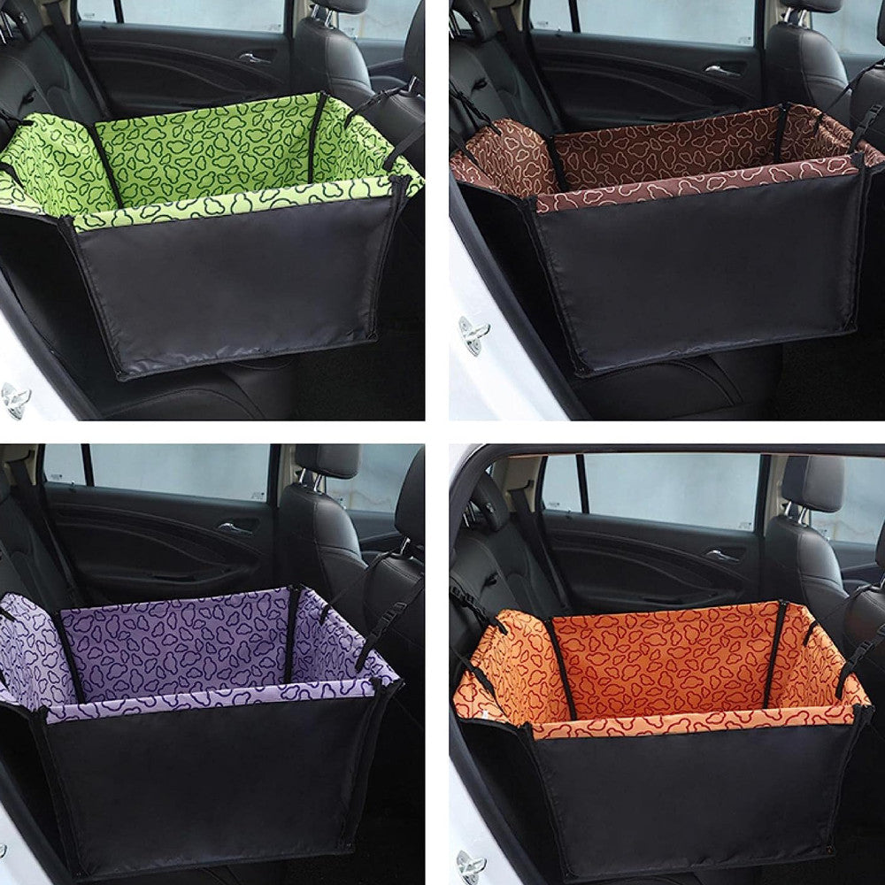 Чохол-гамак автомобільний для перевезення тварин, 120х56см, Фіолетовий / Накидка на заднє сидіння авто для собак