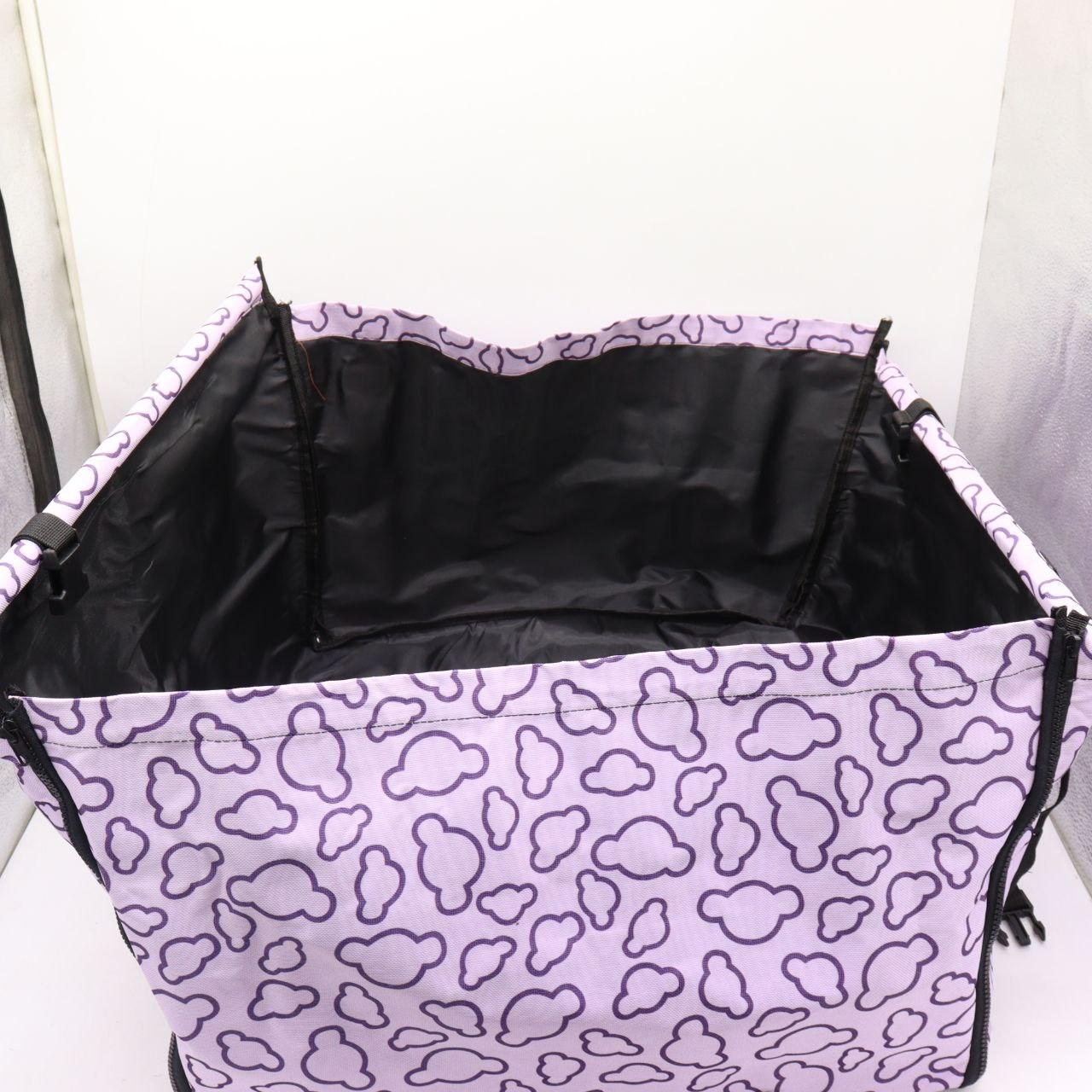 Чохол-гамак автомобільний для перевезення тварин, 120х56см, Фіолетовий / Накидка на заднє сидіння авто для собак