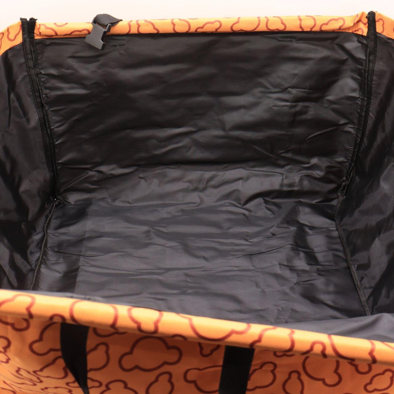 Чохол-гамак автомобільний для перевезення тварин, 120х56см, Помаранчевий / Накидка на заднє сидіння авто для собак