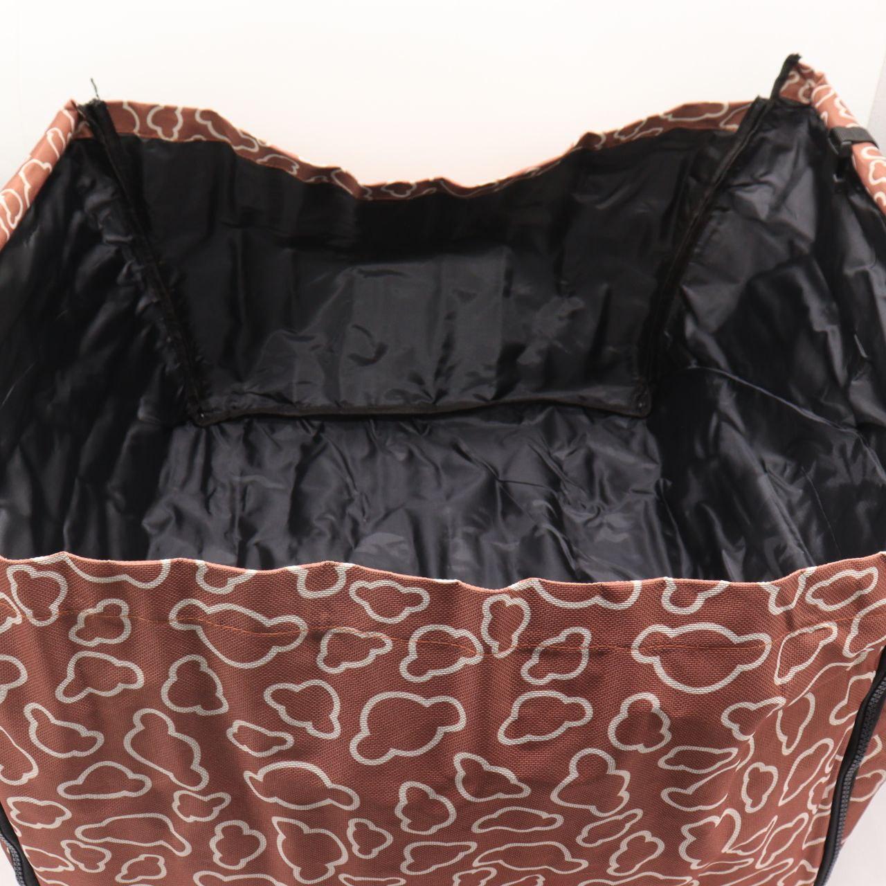 Чохол-гамак автомобільний для перевезення тварин, 120х56см, Коричневий / Накидка на заднє сидіння авто для собак