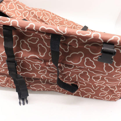 Чохол-гамак автомобільний для перевезення тварин, 120х56см, Коричневий / Накидка на заднє сидіння авто для собак