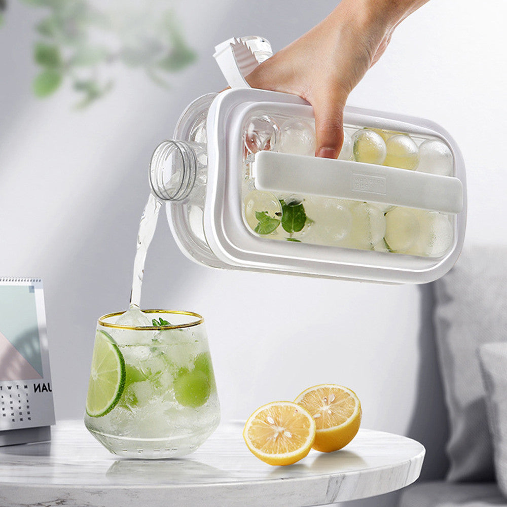 Силіконова форма для льоду на 17 кульок ICE CUBE TRAY / Переносна портативна пляшка для льоду