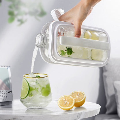 Силіконова форма для льоду на 17 кульок ICE CUBE TRAY / Переносна портативна пляшка для льоду