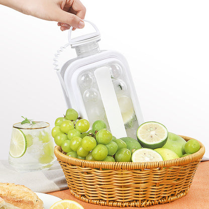 Силіконова форма для льоду на 17 кульок ICE CUBE TRAY / Переносна портативна пляшка для льоду