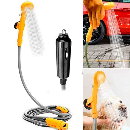Автомобільний душ від прикурювача SHOWER SET AA2-2 / Портативний туристичний душ автомийка / Авто-душ
