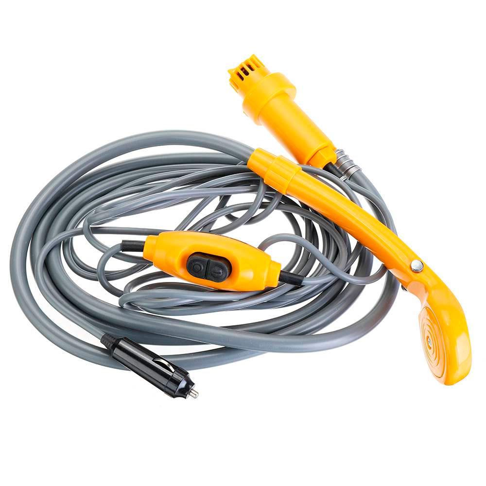 Автомобільний душ від прикурювача SHOWER SET AA2-2 / Портативний туристичний душ автомийка / Авто-душ