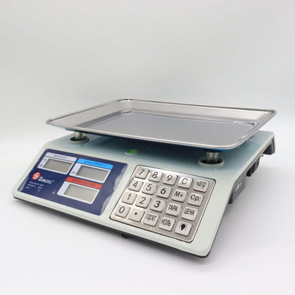 Електронні торгові ваги до 50 кг MS-982S / Настільні електроваги для торгівлі