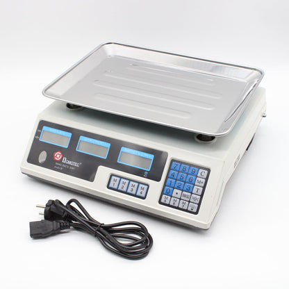 Ваги торговельні електронні до 50кг MS 228 / Акумуляторні ваги для торгівлі / Настільні ваги
