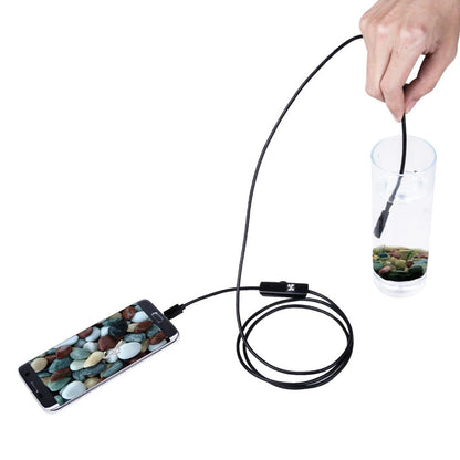 Ендоскоп міні камера для смартфона, 3,5м / Ендоскопічна гнучка USB-камера / Бороскоп