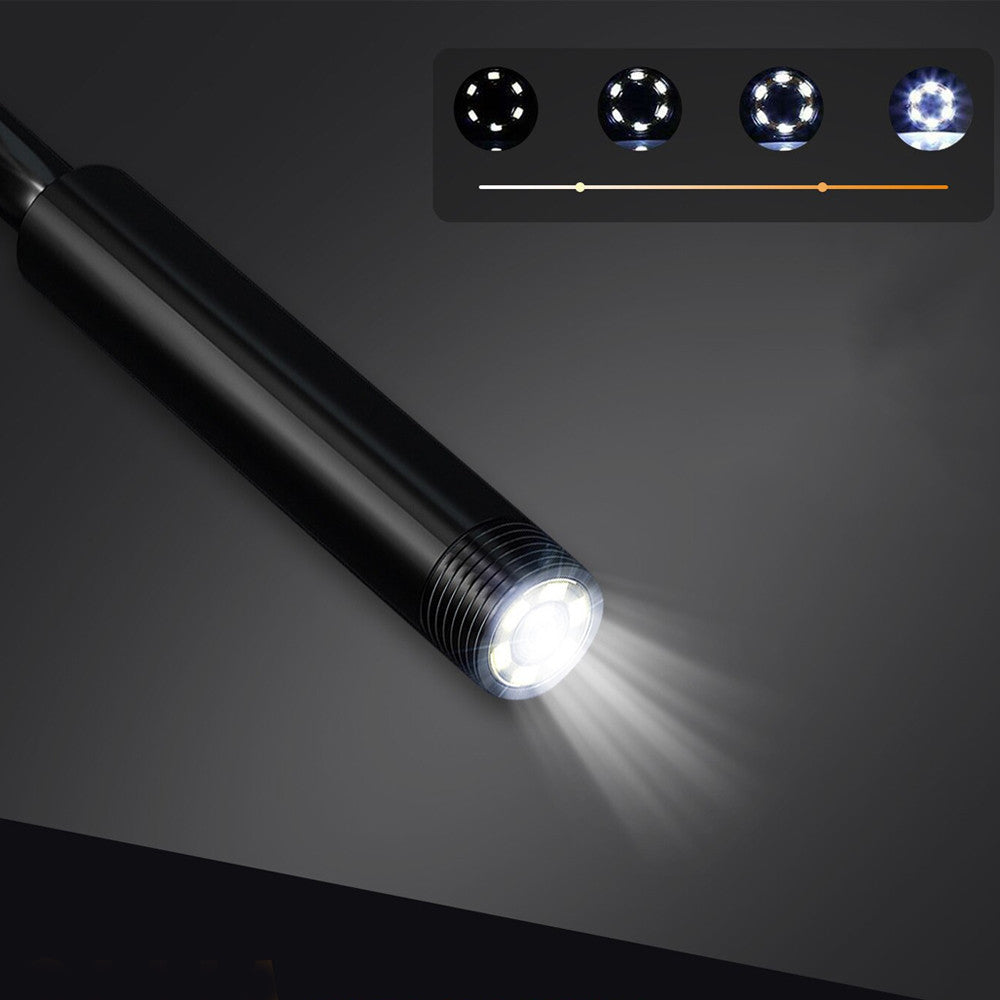 Ендоскоп міні камера для смартфона, 5м / Ендоскопічна гнучка USB-камера / Бороскоп