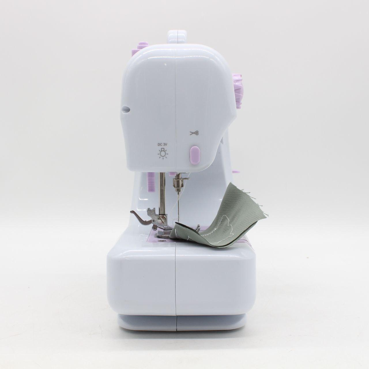 Швейна машинка з педаллю та оверлоком, FHSM 505/ Міні швейна машинка / Портативна машинка для шиття