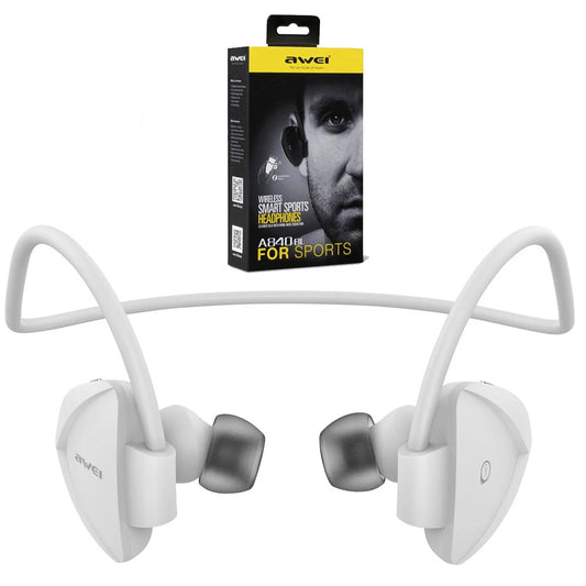 Спортивні бездротові навушники MDR A840, Білі / Блютуз навушники з мікрофоном / Вакуумні навушники / Стереонавушники