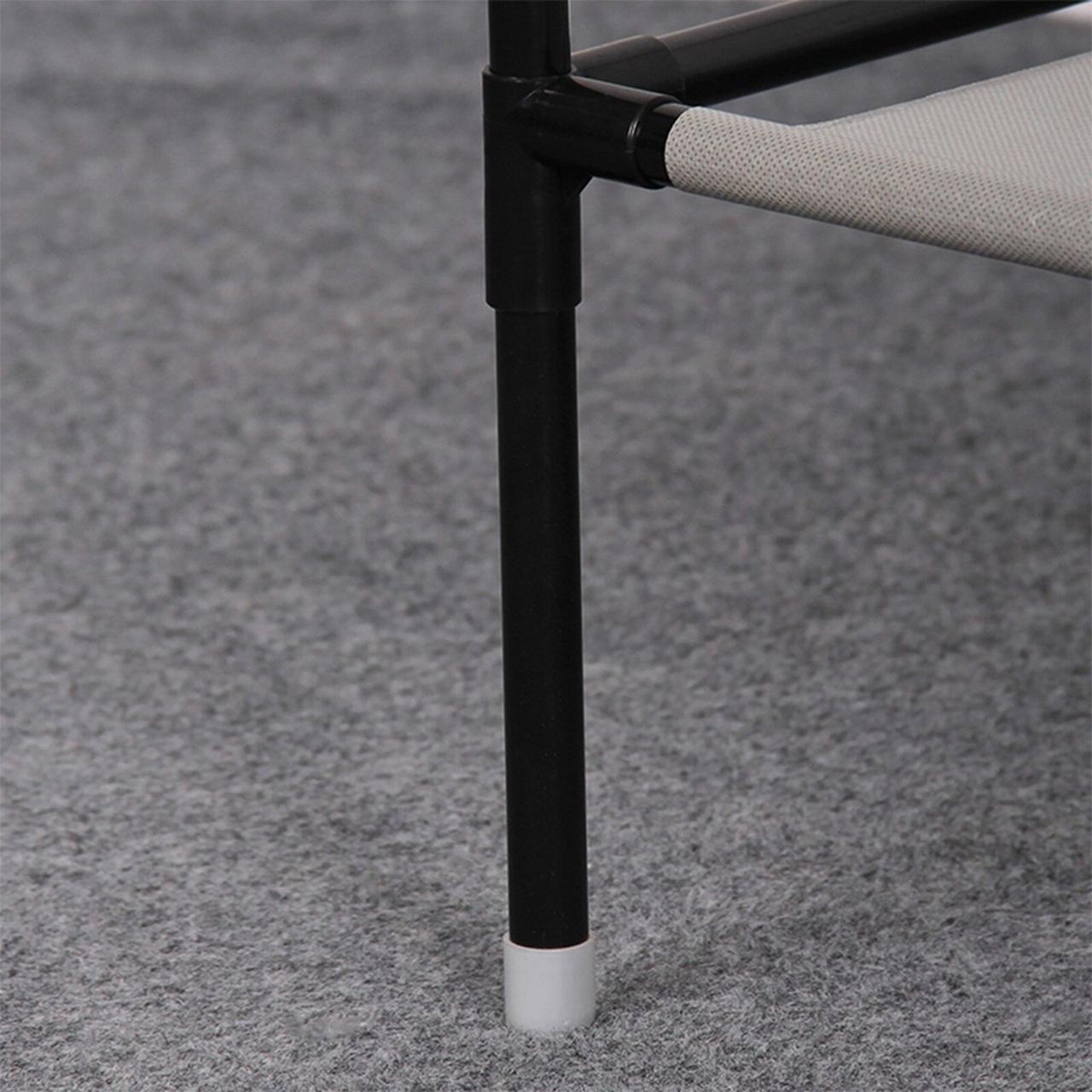 Вішалка стійка для одягу (157х105х80 см) Simple Coat Rack Double Row / Телескопічна вішалка з полицями