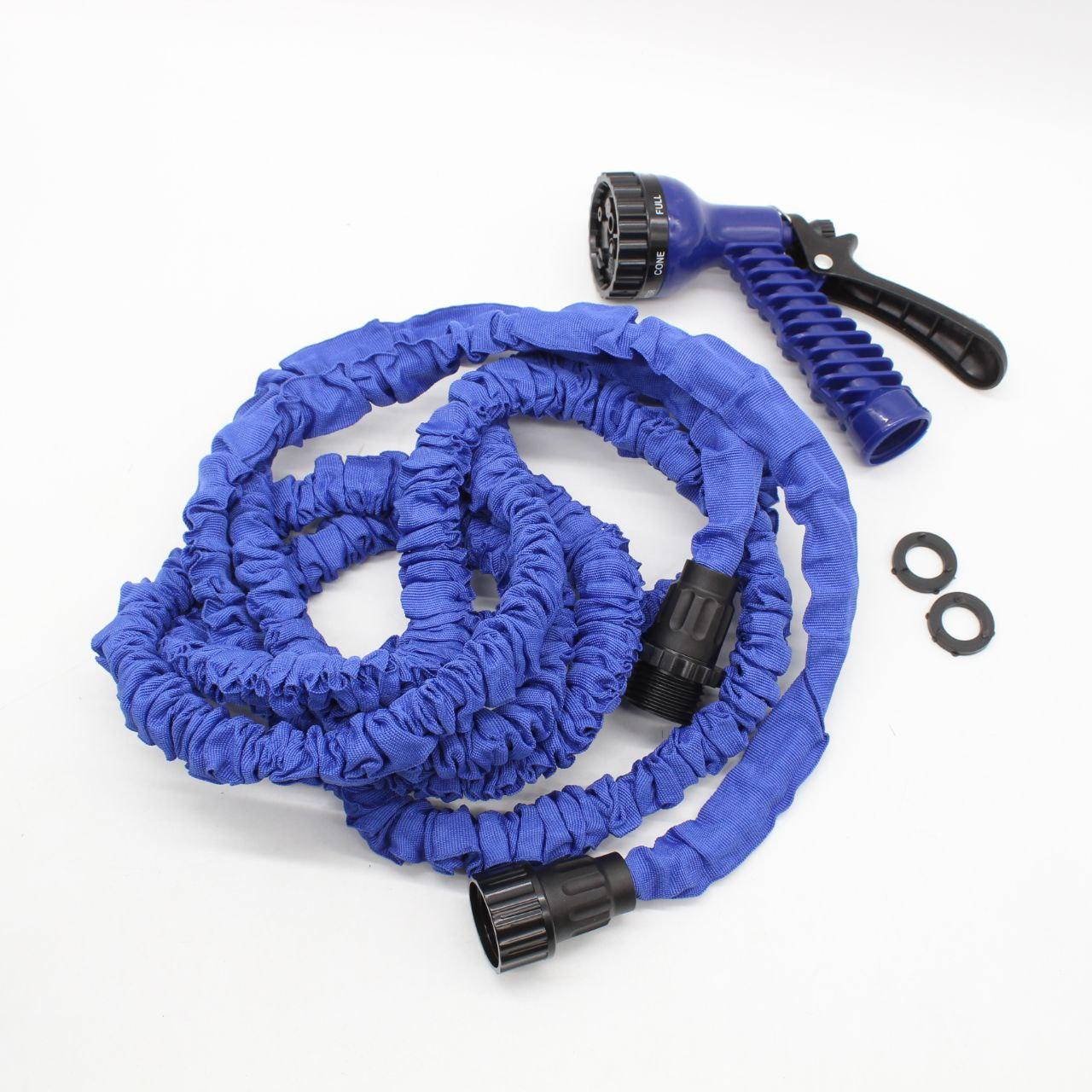 Шланг для поливу 15 м + розпилювач, V-HOSE / Садовий шланг що розтягується / Поливальний шланг