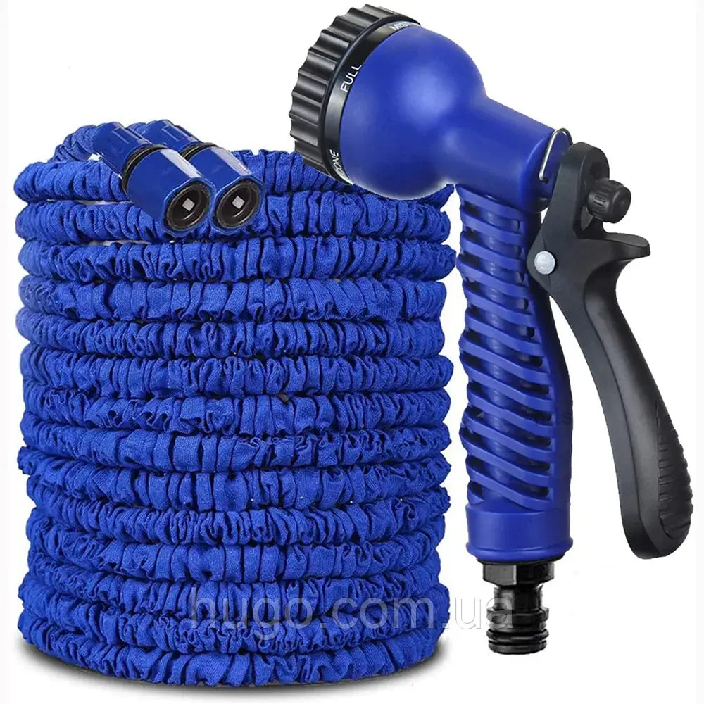 Шланг для поливу 52,5 м + розпилювач, V-HOSE / Садовий шланг що розтягується / Поливальний шланг