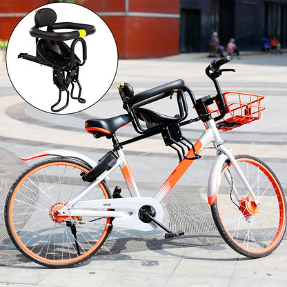 Дитяче велокрісло на раму 18х15см, MESKALO / Велосипедне переднє крісло з кріпленням / Сидіння на велосипед