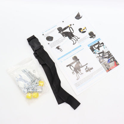 Дитяче велокрісло на раму 18х15см, MESKALO / Велосипедне переднє крісло з кріпленням / Сидіння на велосипед