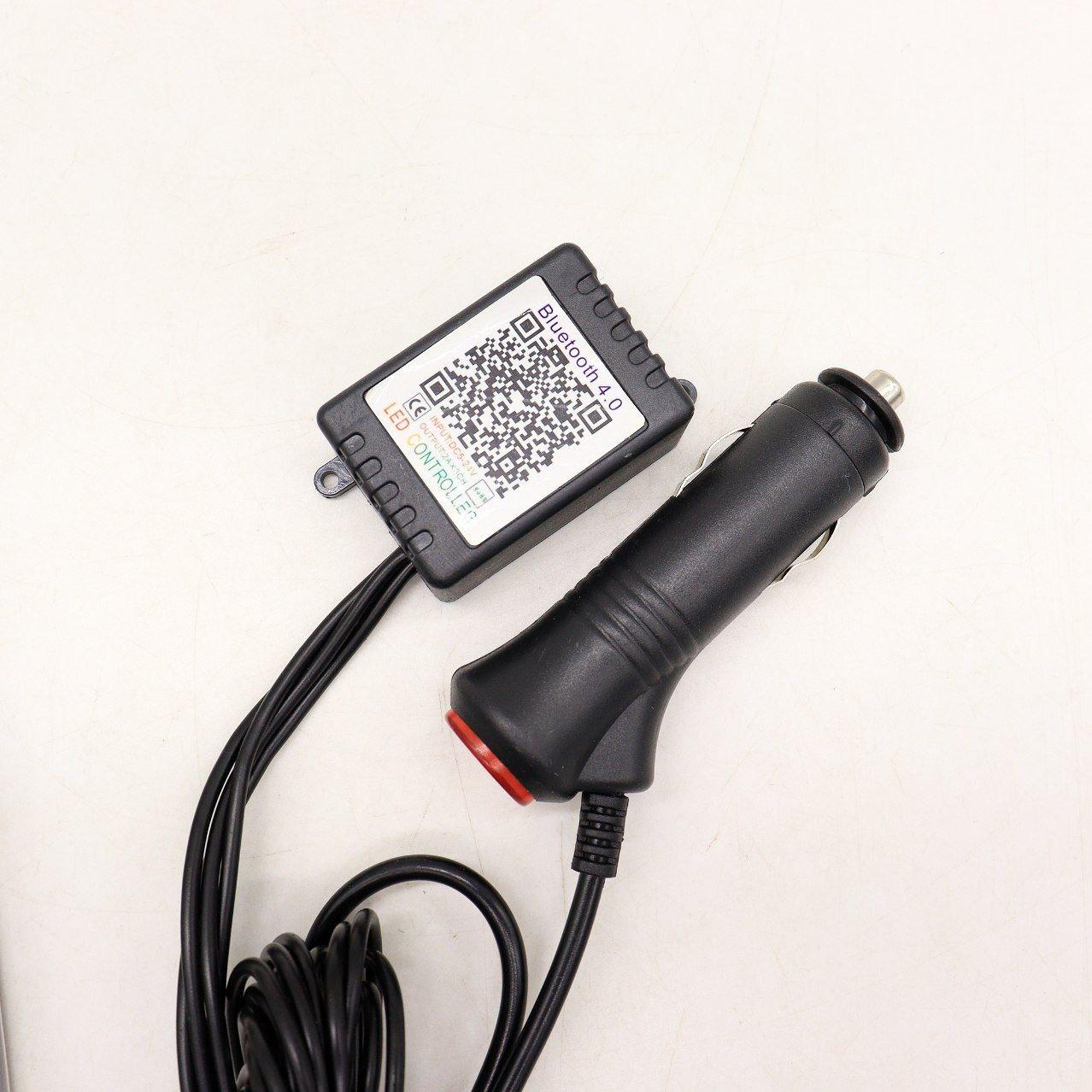 Універсальне RGB led підсвічування зі світломузикою, HR-01678 / Підсвічування в машину / Автомобільна лед стрічка