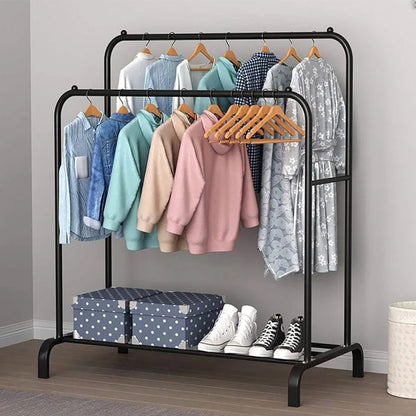 Подвійна стійка вішалка для одягу (150х110х54 см) до 30кг, Double floor Hanger / Підлогова вішалка