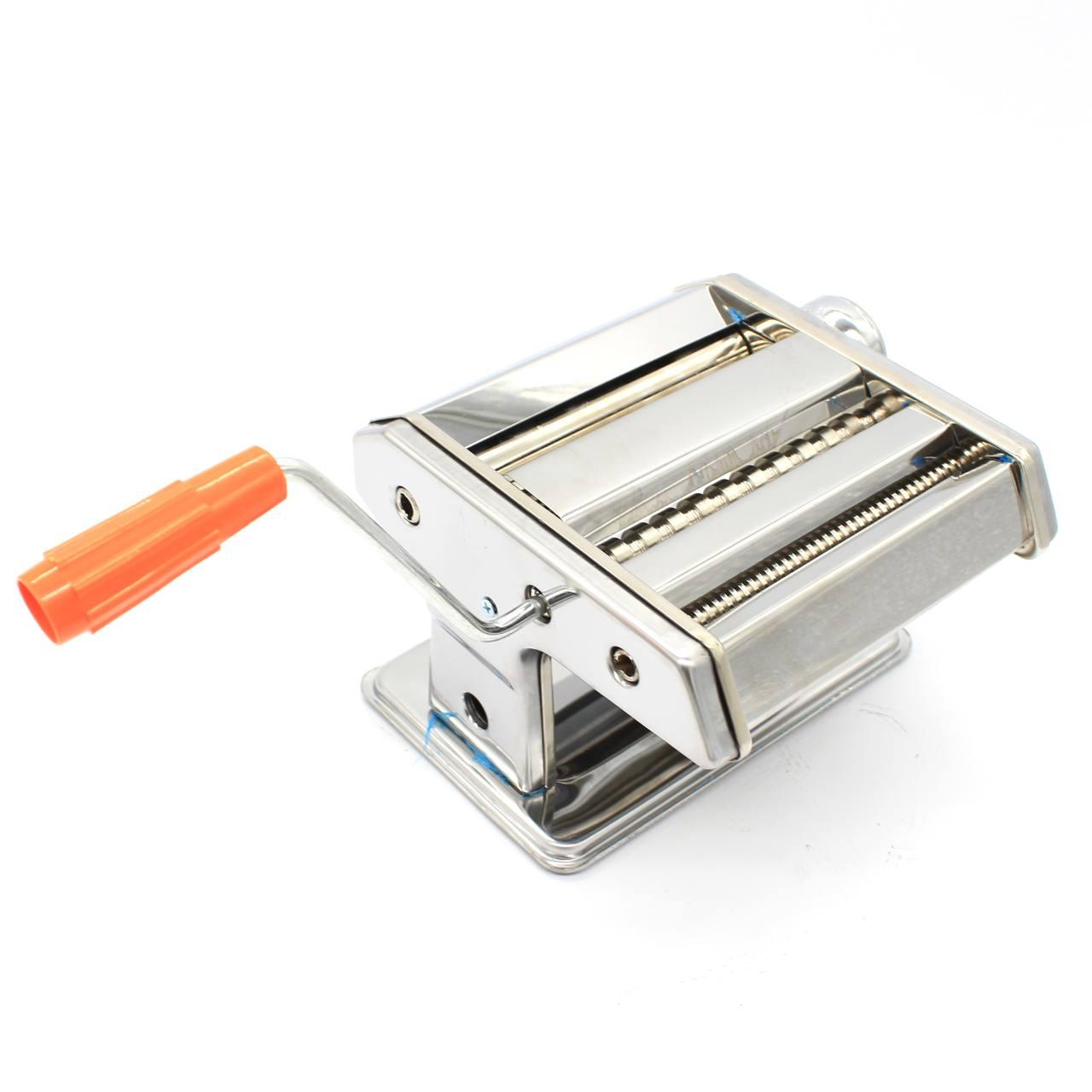 Лапшерізка ручна для розкочування тіста, з насадками / Машинка для нарізки локшини / Тестораскатка механічна