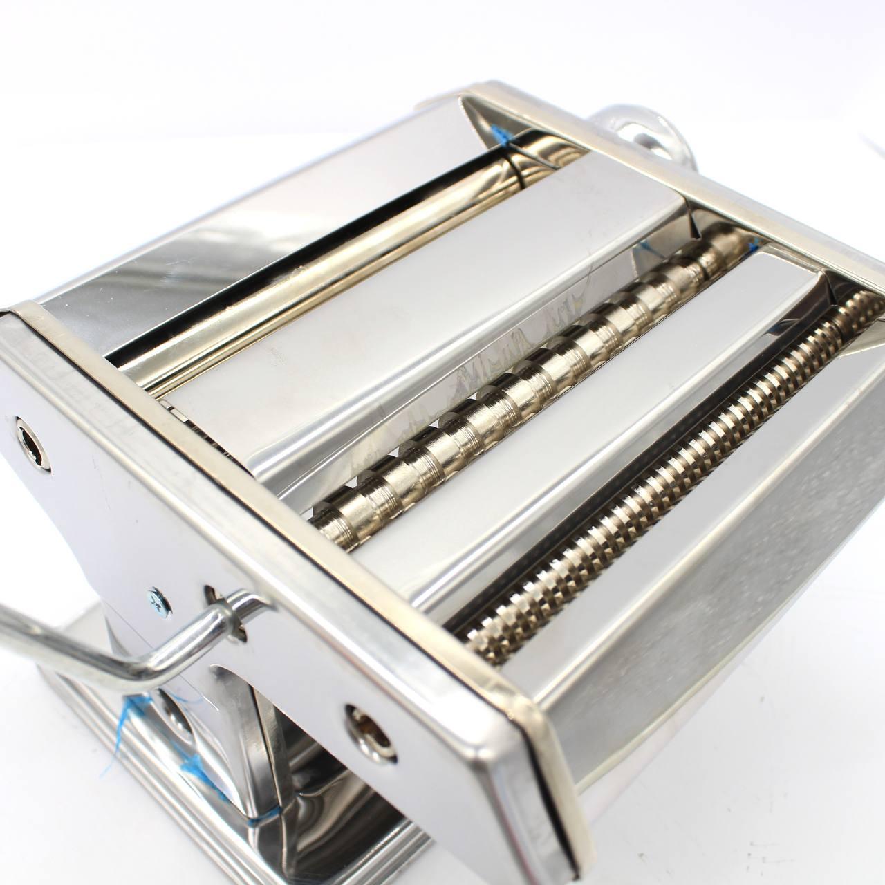 Лапшерізка ручна для розкочування тіста, з насадками / Машинка для нарізки локшини / Тестораскатка механічна