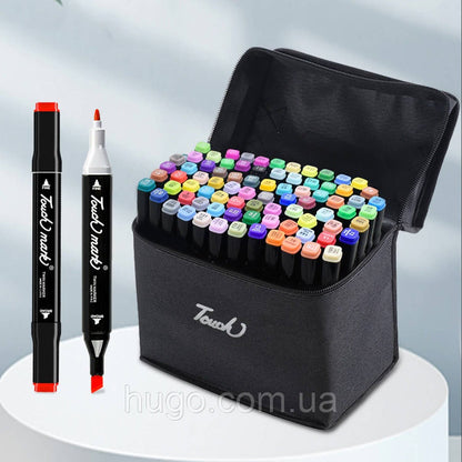 Скетч маркерів для малювання 60 шт / Набір маркерів для малювання