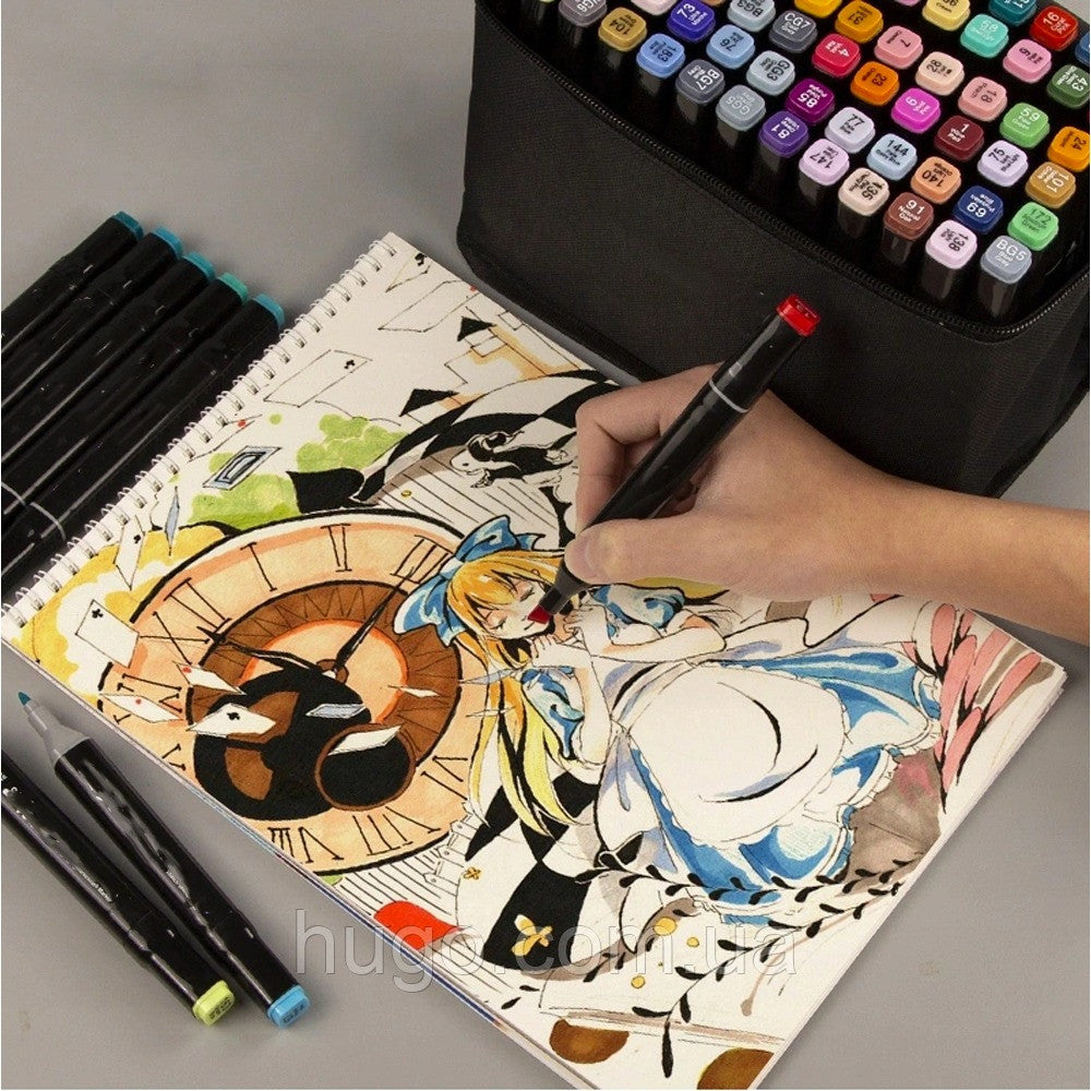 Скетч маркерів для малювання 60 шт / Набір маркерів для малювання